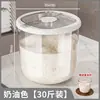 Cubo de arroz para uso doméstico, a prueba de insectos, a prueba de humedad, sellado, recipiente de almacenamiento de harina de grado alimenticio, cubo para comida de gato y perro, cubo de almacenamiento de granos de 15 kg, contenedor de arroz