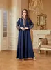 Site independente Amazon 3D transfronteiriço novo vestido longo para mulheres, vestido estilo étnico solto, saída de praia longa elegante e moderna