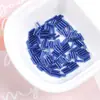 2*7mm Cuentas de Arroz de Vidrio Chapadas en Color Cuentas Tubulares Hechas a Mano DIY Accesorios para Joyería con Cuentas Cuentas Sueltas Fabricante de Pulseras al por Mayor