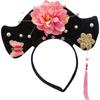 Diadema de Concubina Imperial del Palacio, Linda Dinastía Han, Traje Tang, Accesorios para el Cabello de Princesa, Cabeza de Bandera Imperial, Diadema de Año Nuevo, Tocado de Pasador para Niños