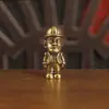 Urso de Latão do Nada Urso Urso Grande Dois Sólidos Lisos Fortes Pequenos Enfeites Casa Mesa de Escritório Varanda Artesanato de Metal Decoração