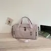 Bolsa de viaje grande de alta capacidad, compatible con carrito, para viajes cortos para mujer, bolsa de mano vintage, bolsa de almacenamiento cruzada para equipaje de mano