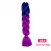 Xuchang en stock, trenza de doble color, trenza jumbo, peluca africana, trenza sucia, trenza degradada, cabello, venta al por mayor