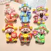 Accesorios Festivos de Resina del Dios de la Riqueza Materiales para Broche de Pelo DIY, Funda de Teléfono, Llavero, Decoración de Tablero de Coche