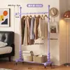 Perchero color crema, perchero de pie para dormitorio, balcón interior, tendedero para uso doméstico, perchero para dormitorio