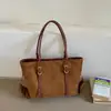 Bolso Grande de Moda Retro para Mujer 2026 Otoño Nuevo Bolso de Hombro Individual para el Trabajo Bolso Tote de Mano Popular
