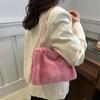 2025 nova bolsa de pelúcia feminina bolsa peluda jantar em família peluda transversal feminina bolsa de ombro tote coreana atacado