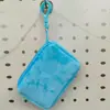 Porta-moedas Quadrado de Cor Sólida Cor de Doce Pelúcia Pequena Bolsa Escolar Mochila Bolsa para Fones de Ouvido Casual Fofo Bolsa de Moedas Mochila
