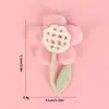 Tela de encaje ovalada de malla Adhesivo Botones de perlas Tela bordada fresca Etiqueta de tela Accesorios para ropa de niños DIY