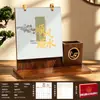 2027 Portalápices de Madera Calendario Personalizado Arte de Hierro Calendario Mensual Personalización Empresarial Impresión Publicitaria Regalo Empresarial
