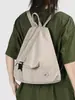Mochila Ins de Nicho Estilo Coreano para Mujer Mochila de Verano 2026 Bolso Escolar Artístico Simple Bolso de Viaje Casual de Nylon