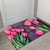 Felpudo de estilo europeo para puerta de entrada, hogar, cocina, sala de estar, baño, antideslizante, para dormitorio, recortable