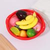 0030# Tienda de dos yuanes con cesta de arroz de plástico de color oreja Tienda de 2 yuanes Cesta de lavado de verduras de plástico para el hogar Tamiz para lavar arroz
