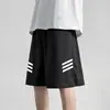 Pantalones de Verano Finos de Malla de Seda Helada de Secado Rápido de Cinco Puntos para Correr, Deportes, Sueltos Casuales Talla Grande de Secado Rápido para Hombre Pantalones de Aire Acondicionado
