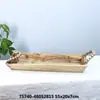 Grande Coleção de Produtos Únicos - Design Criativo Antigo Rústico Madeira Maciça Enfeites Decorativos Vasos de Flores para Pátio de Madeira Zakka Mercearia