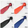Corbata de Color Sólido de 8 cm para Hombre, Negocios Formal Profesional, Atada a Mano, Corbata Negra, Novio, Mejor Hombre, Boda, Corbata Roja