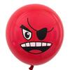 Fabricante Globo de Látex Grueso de 12 pulgadas Colorido Versión Única Globo con Cara Sonriente Globo Decorativo para Fiesta Navideña Globo para Empujar en el Piso