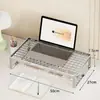 Soporte para Laptop Soporte Refrigerante Elevador de Monitor de Oficina Elevación de Escritorio Base Refrigerante Hueca de Metal