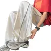 Pantalones Deportivos Casuales de Verano Finos para Hombre Blancos Sueltos Rectos de Pierna Ancha Modernos Transfronterizos Ligeros Ropa para Exteriores