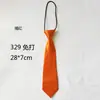 Venta al por mayor de fábrica, corbata pequeña de color sólido, corta, para mujeres y niños, bonita, decorativa, informal, accesorios de uniforme, jersey