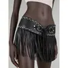 Novo Y2K rebite punk cinto largo personalizado hot girl moda Coringa retro cross-border cinto fornecimento