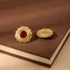 Pendientes de Girasol con Diseño Retro de Remolino Transfronterizo Europeo y Americano Moda de Nicho Exquisitos Elegantes Versátiles para Mujer