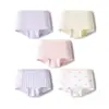 Balabala Ropa Interior de Algodón Tipo a Calzoncillos tipo boxer para Niñas para Bebés y Niños Mayores, Calzones de Cuatro Esquinas, Paquete de Cinco, Estilo Delgado de Verano