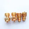 Adaptador de tanque de aire exterior con adaptador de control de válvula, conector de enchufe rápido de tubería de aire ajustable