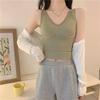 Camisola de estilo coreano para chica sexy, ropa interior larga para mujer, verano, versátil, para llevar debajo o encima, anti-exposición, espalda bonita, top tubo con pecho envuelto