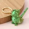 Múltiples Colgantes de Llavero de Animales Realistas Impresos en 3D, Figuras Modelo Articuladas Móviles de Oso y Zorro
