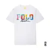 Camiseta de algodão estampada Ralph Lauren Polo transfronteiriça, envia em até 48 horas, 100% algodão, estilo unissex