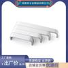 Manija de puerta de gabinete de aluminio simple y moderno, directa de fábrica, manija de puerta alargada para gabinete de zapatos de plata americana, manija de puerta alargada para armario ropero