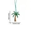 Parche Bordado Hecho a Mano con Cuentas de Árbol de Coco Limón con Correa para Colgar, Colgante para Bolso Pequeño, Accesorios de Pedrería, Adornos para Ropa
