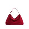 Bolso Hobo personalizado de piel auténtica, bandolera de gran capacidad para mujer, para otoño e invierno, versátil, para trabajo y ropa de trabajo, bolso de mano de alta gama para mujer.