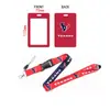 Futebol americano time clube rugby NFL cartão de identificação cartão para pendurar trabalho de exposição crachá porta-cartões cordão