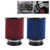 Filtro de aire de cabeza de hongo de admisión de gran caudal modificado para automóvil de 102 mm y 76 mm, filtro de aire de cabeza de hongo E9289