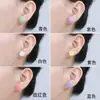 Pendientes de Flor Estilo Coreano para Mujer Diseño de Nicho Sentido Estético Aretes de Rosca Nuevos Pendientes Elegantes de Gama Alta para Agujeros de Oreja