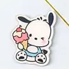 Perro Pita Dibujo Animado Lindo Broche Acrílico Venta al por Mayor Decoración para Bolsas Insignia Personalizada para Estudiantes Parche Abalorios