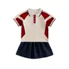 Novos Uniformes Escolares de Verão 2024 para Ensino Fundamental, Uniformes de Jardim de Infância, Conjuntos Esportivos para Meninos e Meninas, Conjuntos para Professores