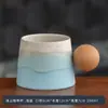 Conjunto de Xícara e Pires de Café em Cerâmica com Colher, Caneca Exquisita de Alto Padrão, Xícara Estética para Chá da Tarde