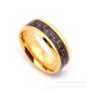 Anillo de acero de titanio para hombre, accesorios de moda europeos y americanos, estilo OL, sencillo y moderno, personalidad japonesa y coreana, joyería de fibra de carbono al por mayor
