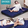 Colchón Inflable Intex para Uso en Casa, Doble Espesor Individual Portátil Plegable al Aire Libre para Siesta, Colchón de Aire