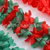 Fabricantes atacadistas transfronteiriços não enviam por drop shipping guirlanda havaiana nova guirlanda de tecido atualizada espessa guirlanda de decoração de Natal guirlanda