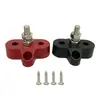 Peças Automotivas M6M8M10 Par Vermelho e Preto de Parafusos com Terminal Único de Aço Inoxidável para Fácil Instalação Postes de Terminal de Barramento