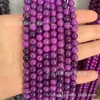 Venta Directa de Fábrica de Piedra de Lluvia Sintética Colorida, Cuentas Sueltas, Cuentas Redondas de Jade, Accesorios para Bisutería DIY, Venta al por Mayor de Cuentas