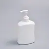 Fornecimento de Fábrica 500 ml Frasco de Álcool em Gel Prensado PE Quadrado Redondo Frasco Vazio de Água Desinfetante