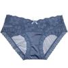 Comércio Exterior Transfronteiriço Popular Estilo Francês Puro Luxo Renda de Cetim Roupa Íntima Sexy de Cintura Baixa Sem Costura Verão Fina Cueca