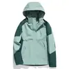 Chaqueta de Exterior para Hombres y Mujeres, Ropa de Montañismo Otoño e Invierno, Forro Tres en Uno Chaqueta Nueva 2024