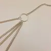 Joias transfronteiriças europeias e americanas corrente de cintura multicamadas de metal retrô moda feminina corrente geométrica corrente corporal vendas de fábrica Atacado