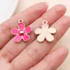 Pendente Pingente Gota de Óleo Flor Rosa Rosa Margarida Rosa Tulipa Rosa Brincos Pulseira Acessórios de Joia DIY Atacado